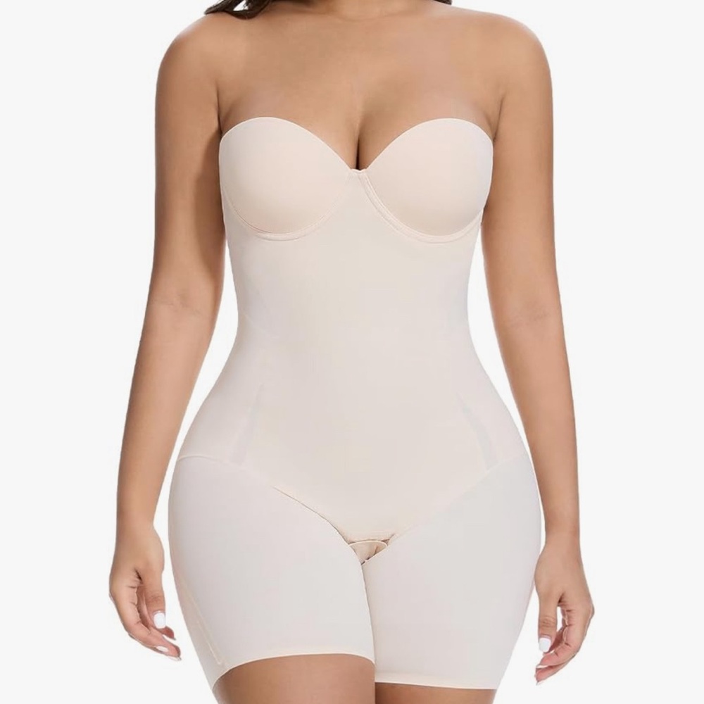 Slimers Strapless Shapewear Tummy Control: Strapless Body Shaper Size XL